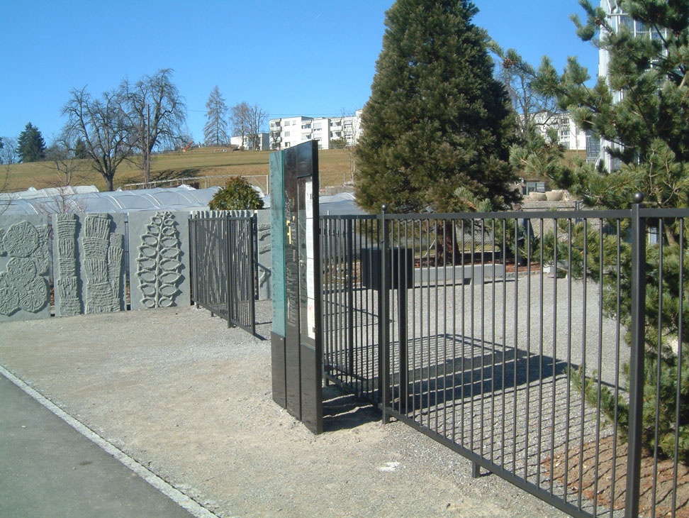 Referenzen Metallzaun Eingang Beim Botanischen Garten In St Gallen